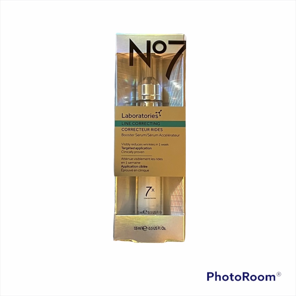 NO 7 Laboratories Line Correcting Booster Serum for Deep Lines and Wrinkles